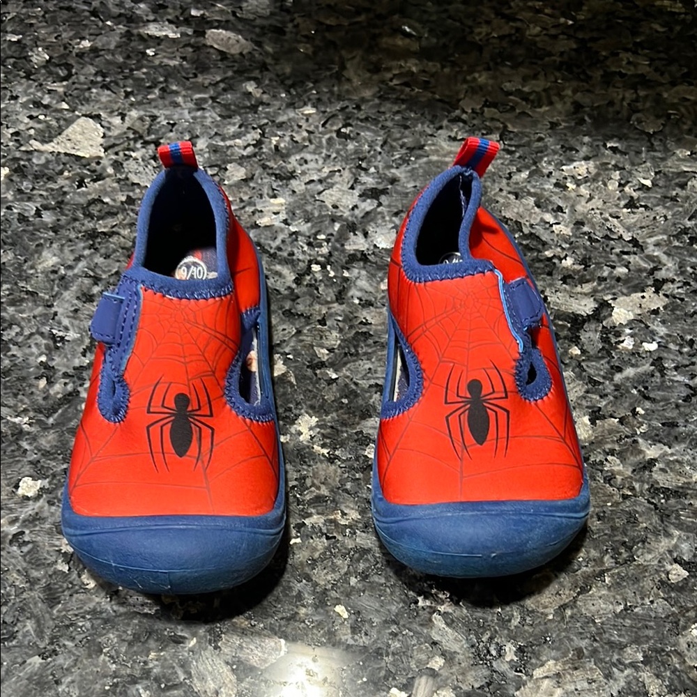 Marvel Red and Blue Water Shoes with Spider Design